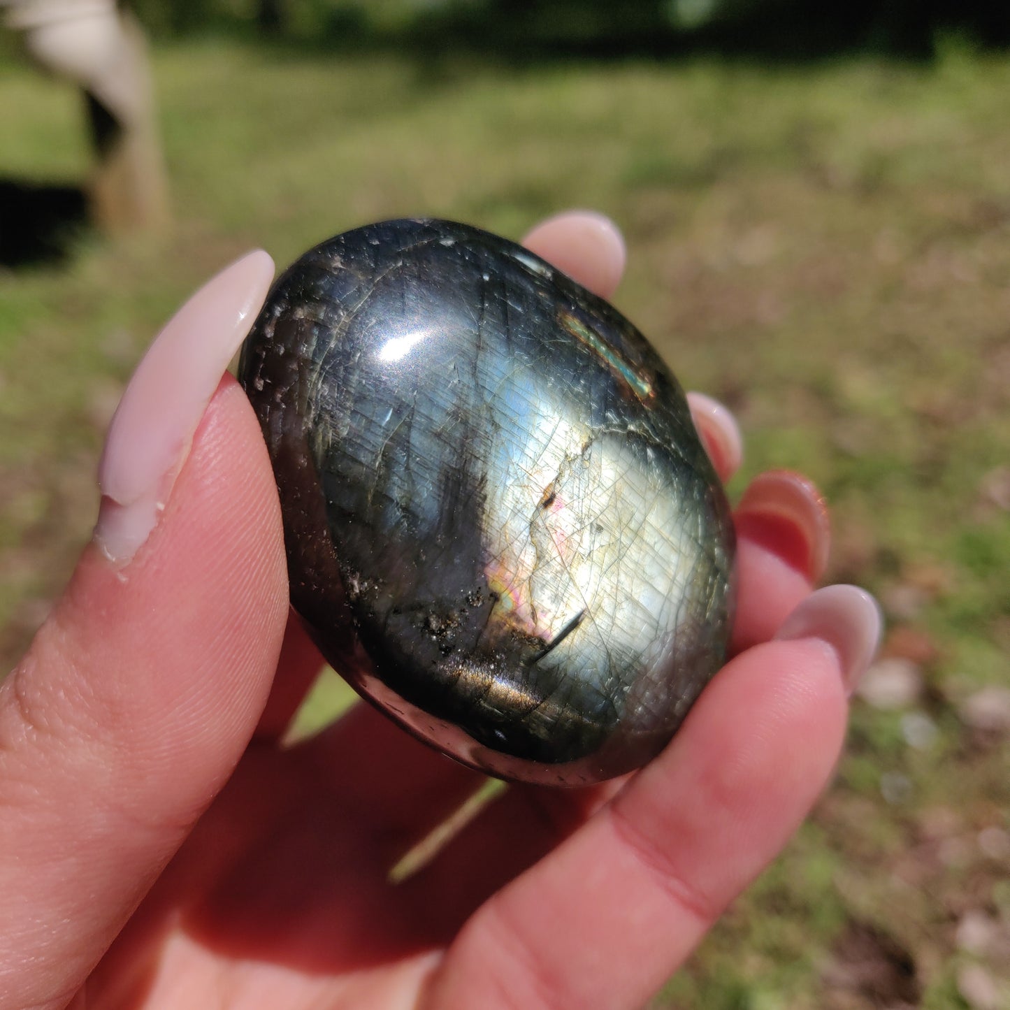 Labradorite Palm Stone (#295) - Simply Affinity