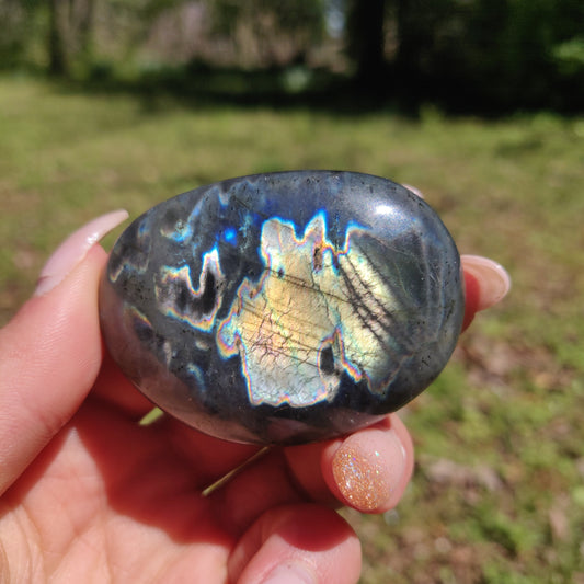 Labradorite Palm Stone (#296) - Simply Affinity