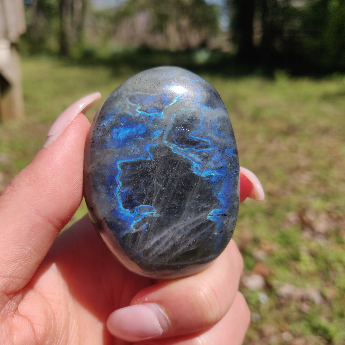 Labradorite Palm Stone (#296) - Simply Affinity