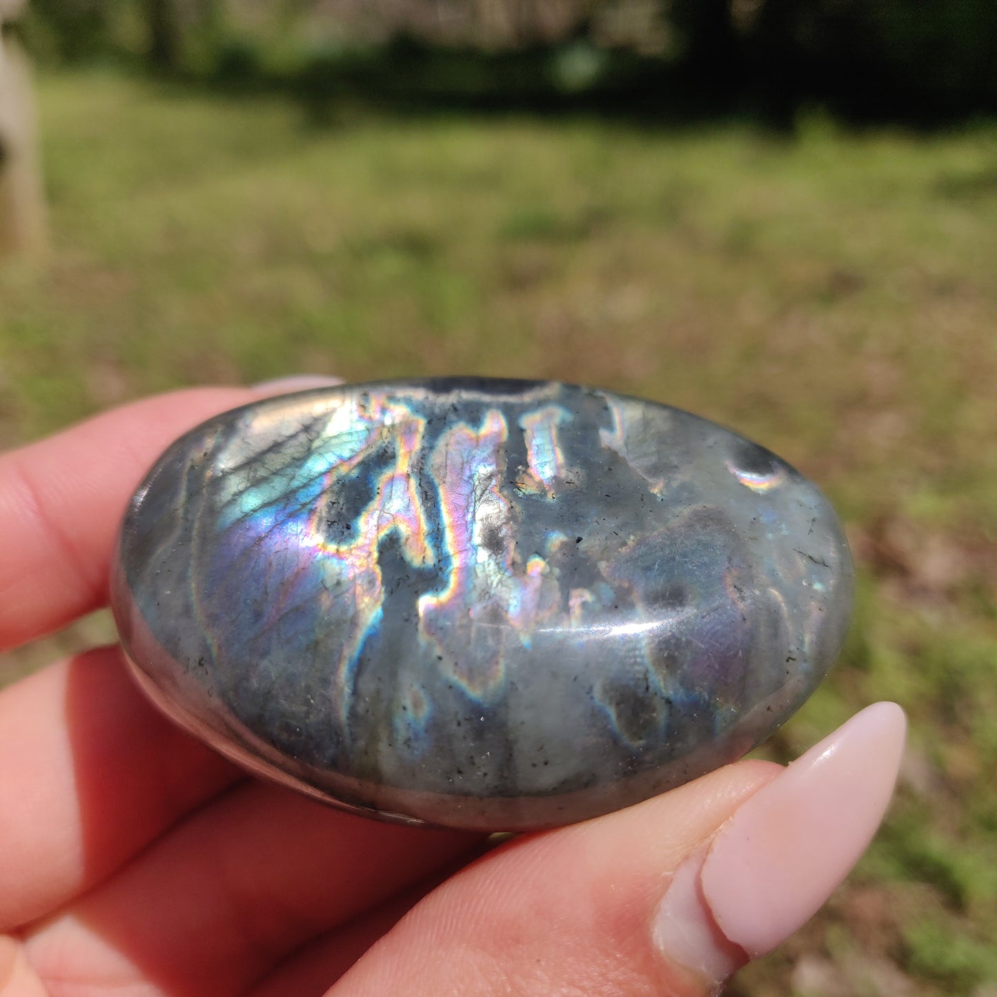 Labradorite Palm Stone (#296) - Simply Affinity