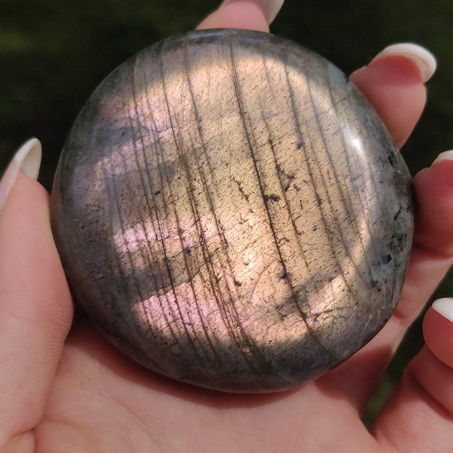 Labradorite Palm Stone (#298) - Simply Affinity