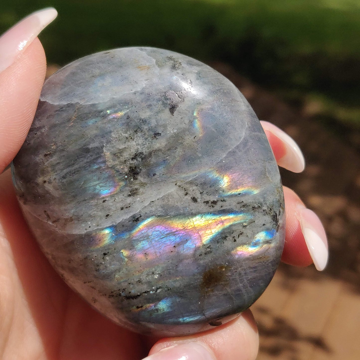 Labradorite Palm Stone (#311) - Simply Affinity