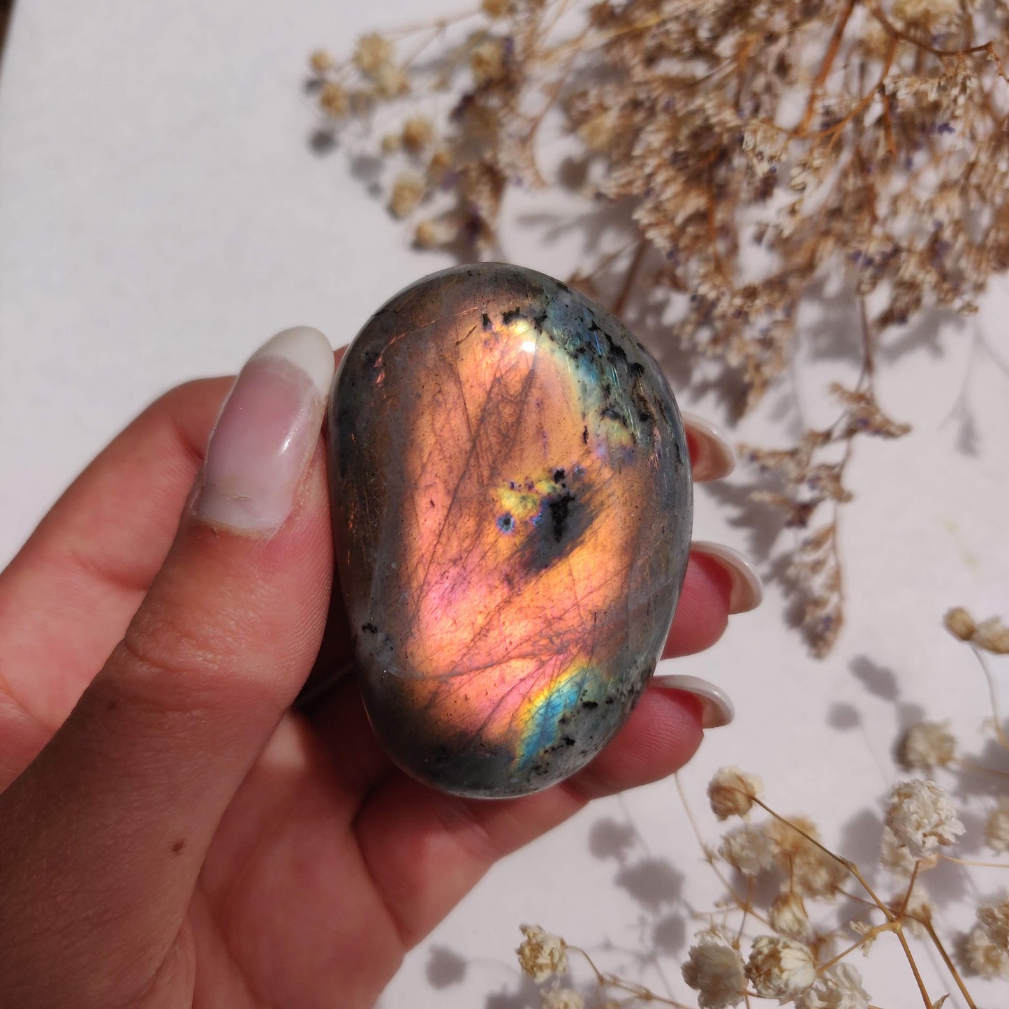 Labradorite Palm Stone (#313) - Simply Affinity