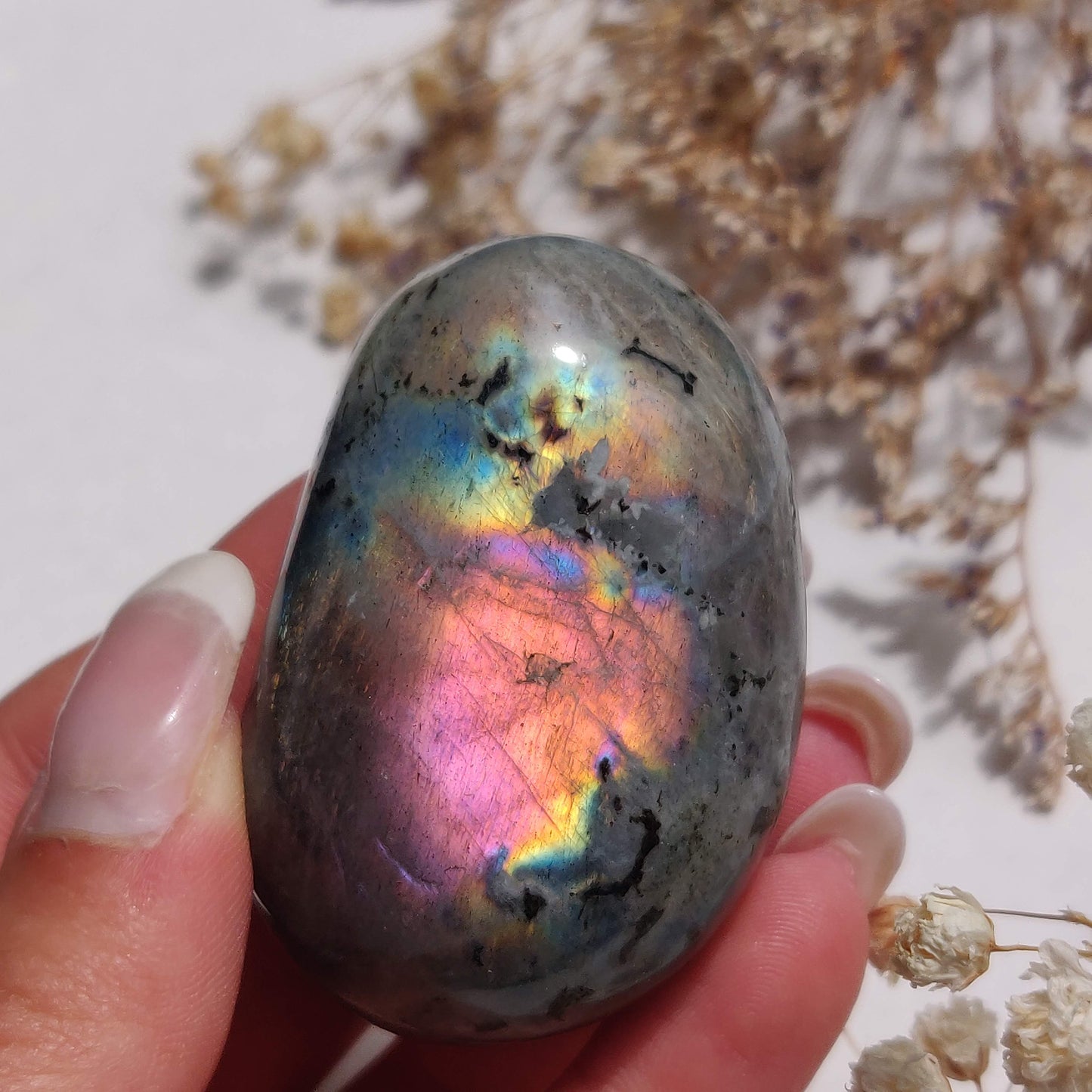 Labradorite Palm Stone (#313) - Simply Affinity