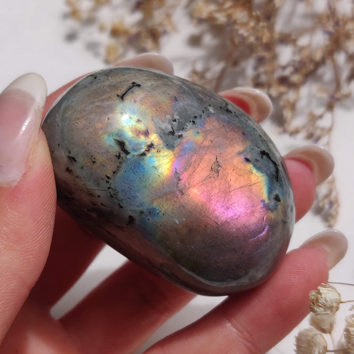 Labradorite Palm Stone (#313) - Simply Affinity