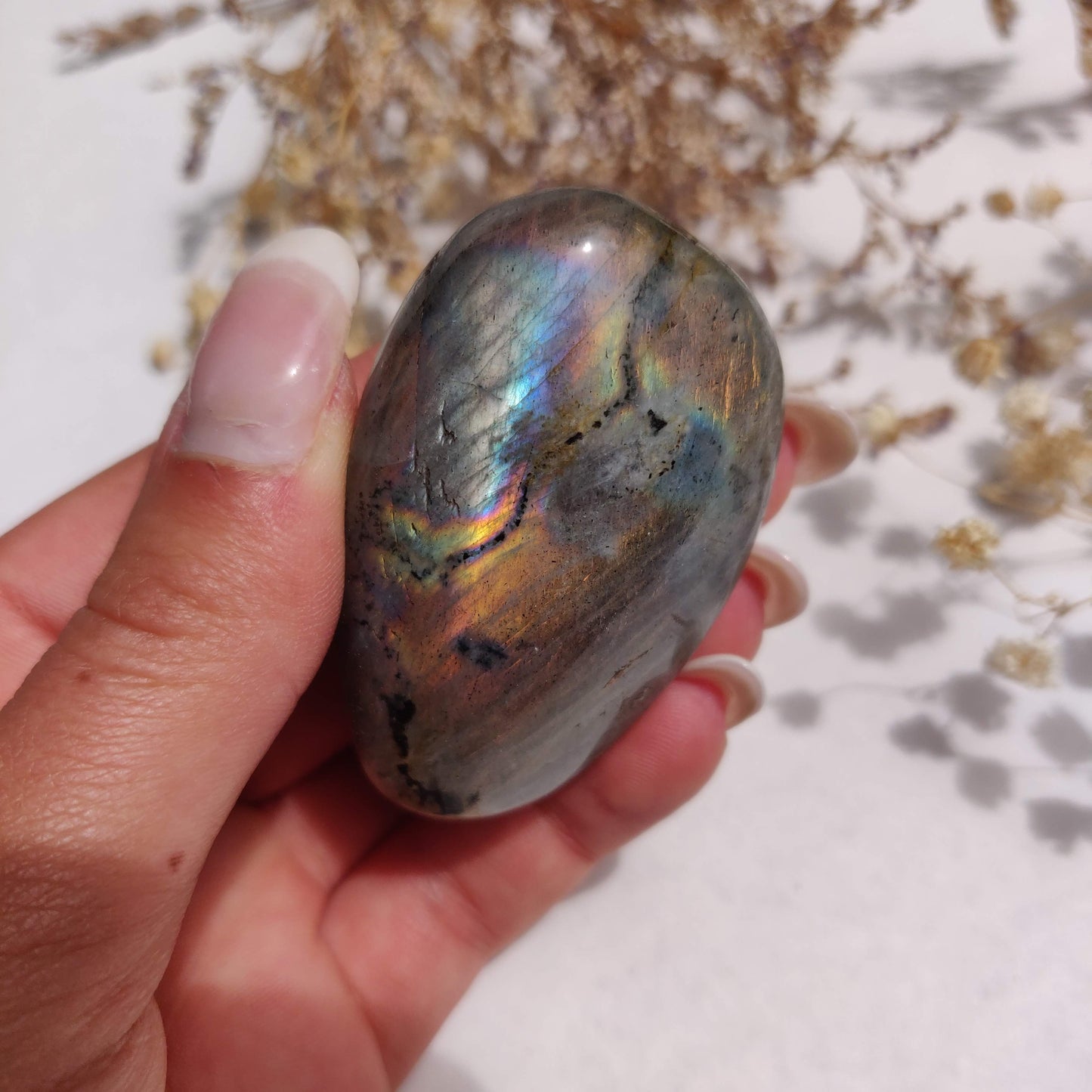 Labradorite Palm Stone (#314) - Simply Affinity