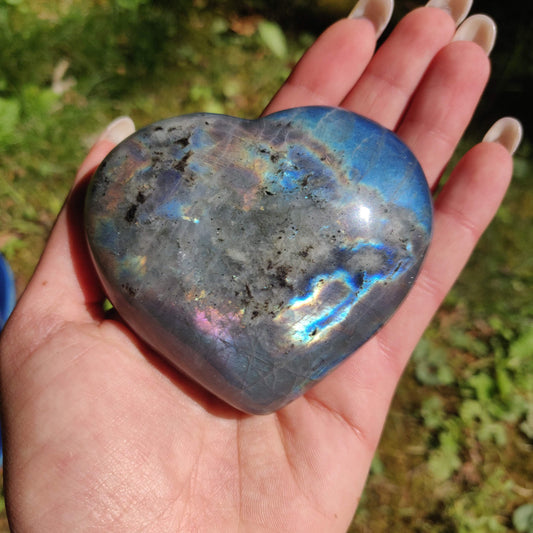 Labradorite Heart (#1M) - Simply Affinity