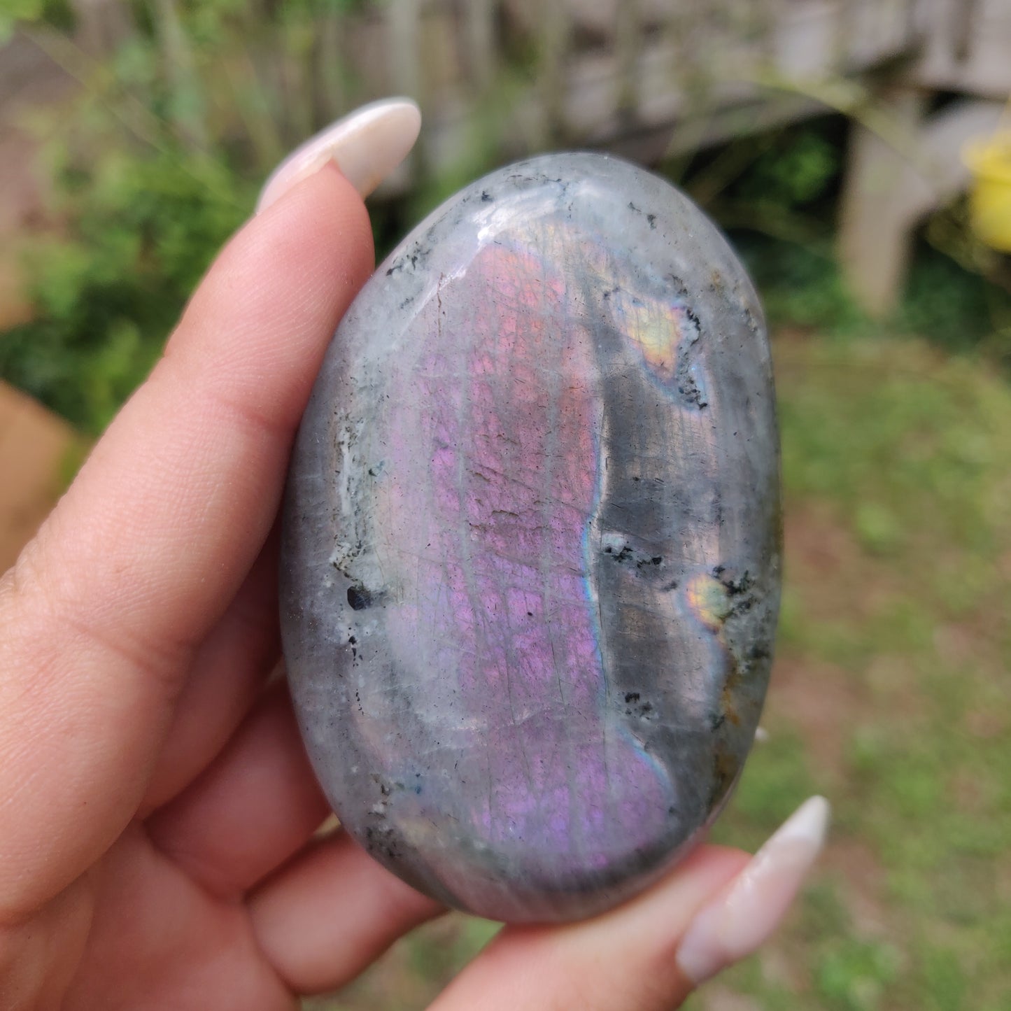 Labradorite Palm Stone (#317) - Simply Affinity