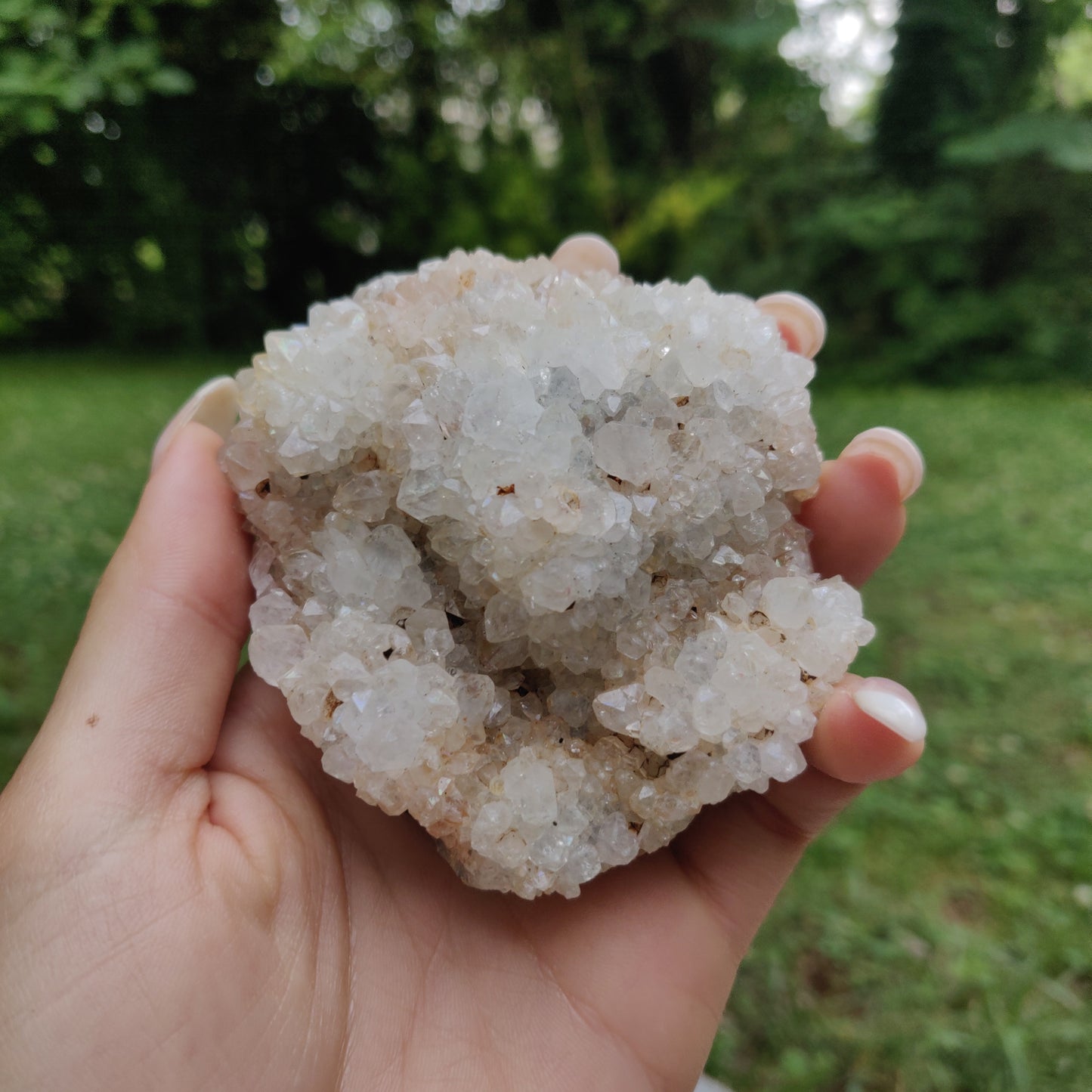 Anandalite Cluster, Natural Aurora Quartz Cluster (#6) - Simply Affinity