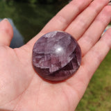 RARE Purple Anhydrite Palm Stone (#1) - Simply Affinity