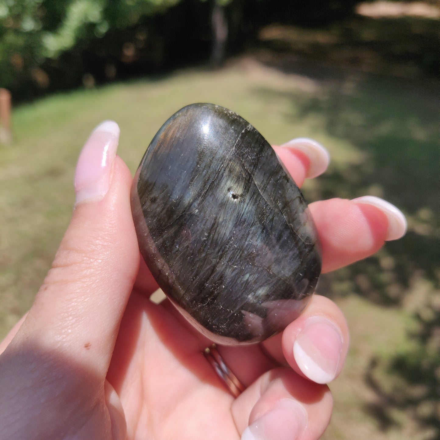 Labradorite Palm Stone (#74) - Simply Affinity