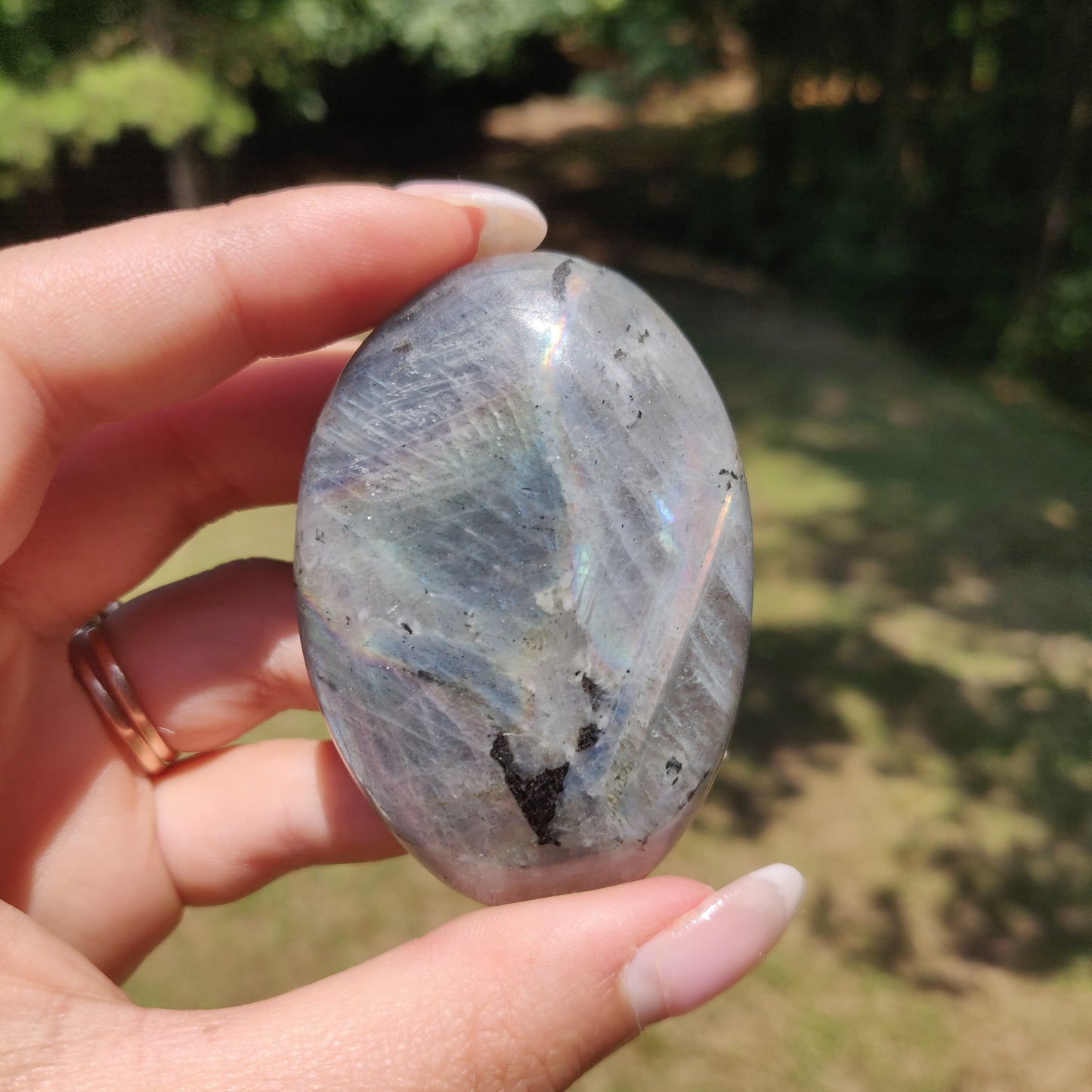 Labradorite Palm Stone (#312) - Simply Affinity