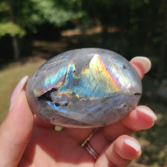 Labradorite Palm Stone (#312) - Simply Affinity