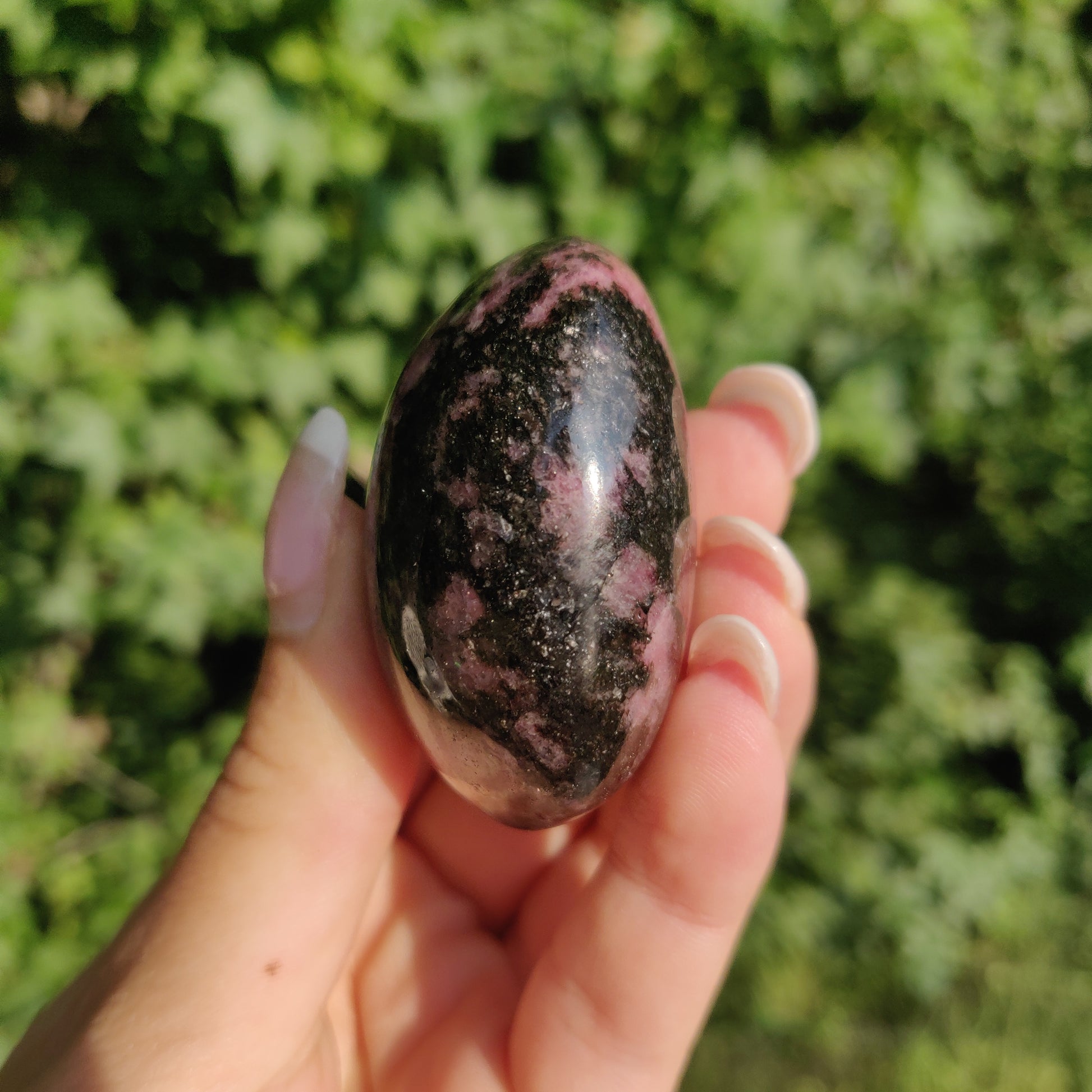 Rhodonite Palm Stone (#4) - Simply Affinity