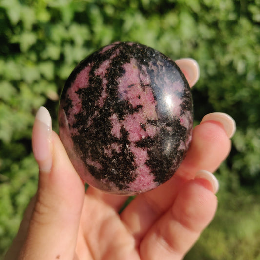 Rhodonite Palm Stone (#4) - Simply Affinity
