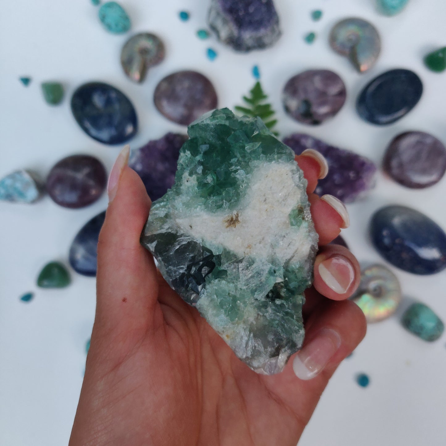 Raw Cubic Fluorite Cluster (#9) - Simply Affinity
