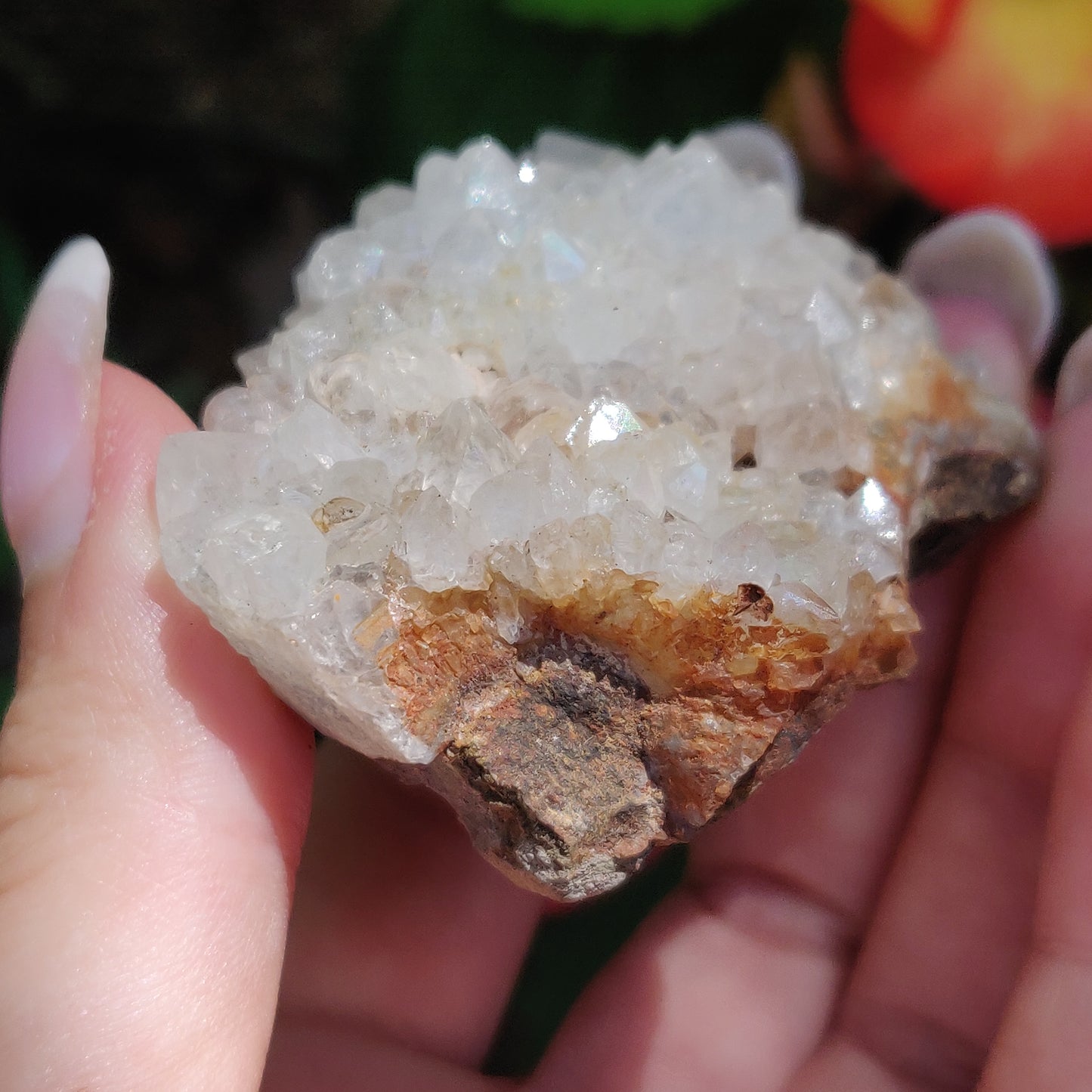 Anandalite Cluster, Natural Aurora Quartz Cluster (#13) - Simply Affinity