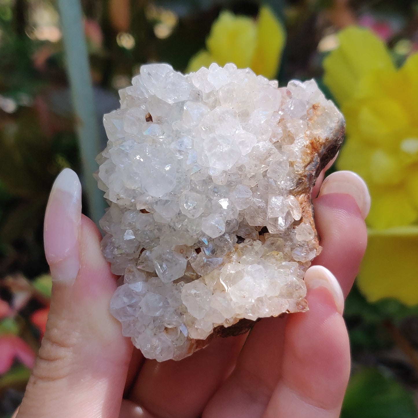 Anandalite Cluster, Natural Aurora Quartz Cluster (#13) - Simply Affinity