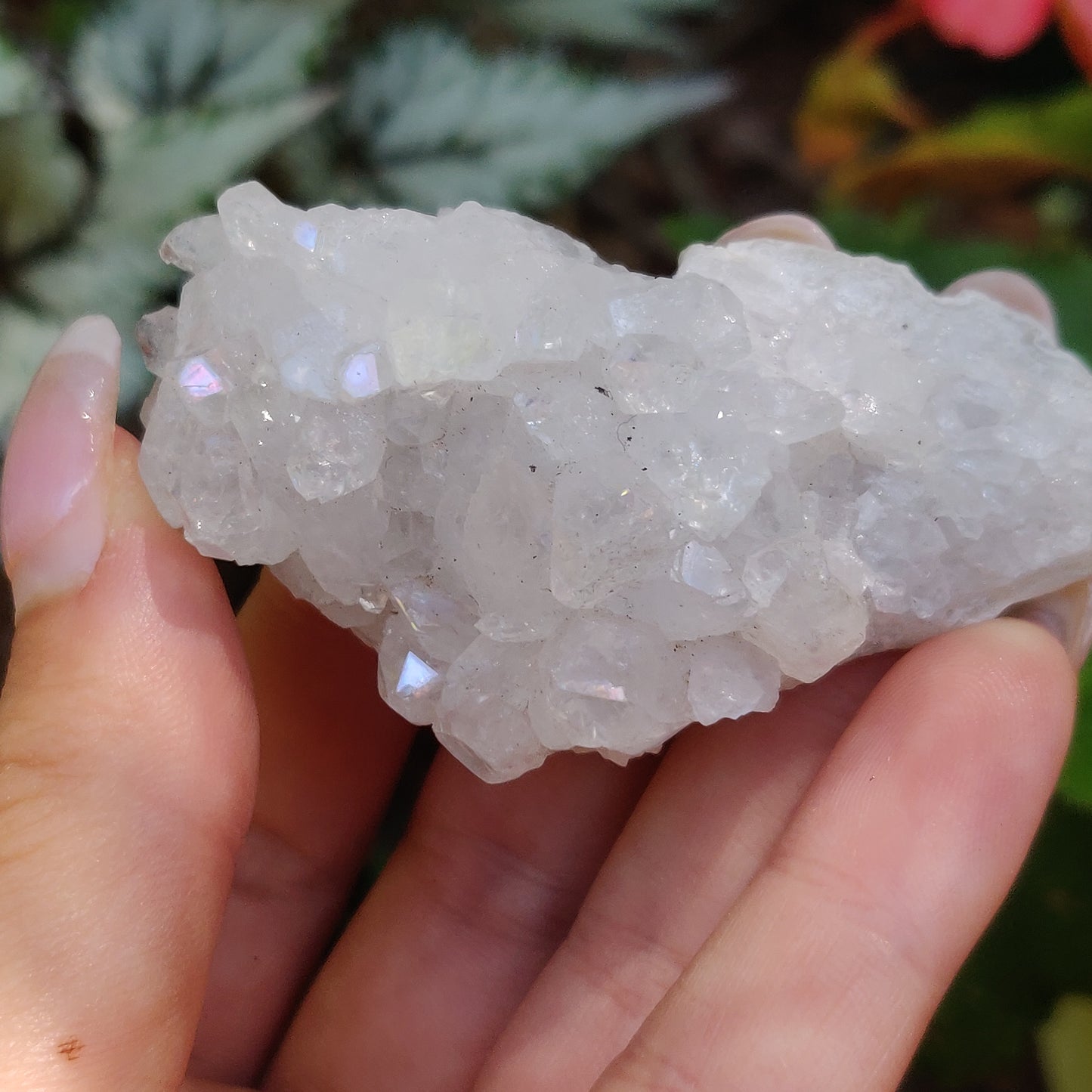 Anandalite Cluster, Natural Aurora Quartz Cluster (#14) - Simply Affinity
