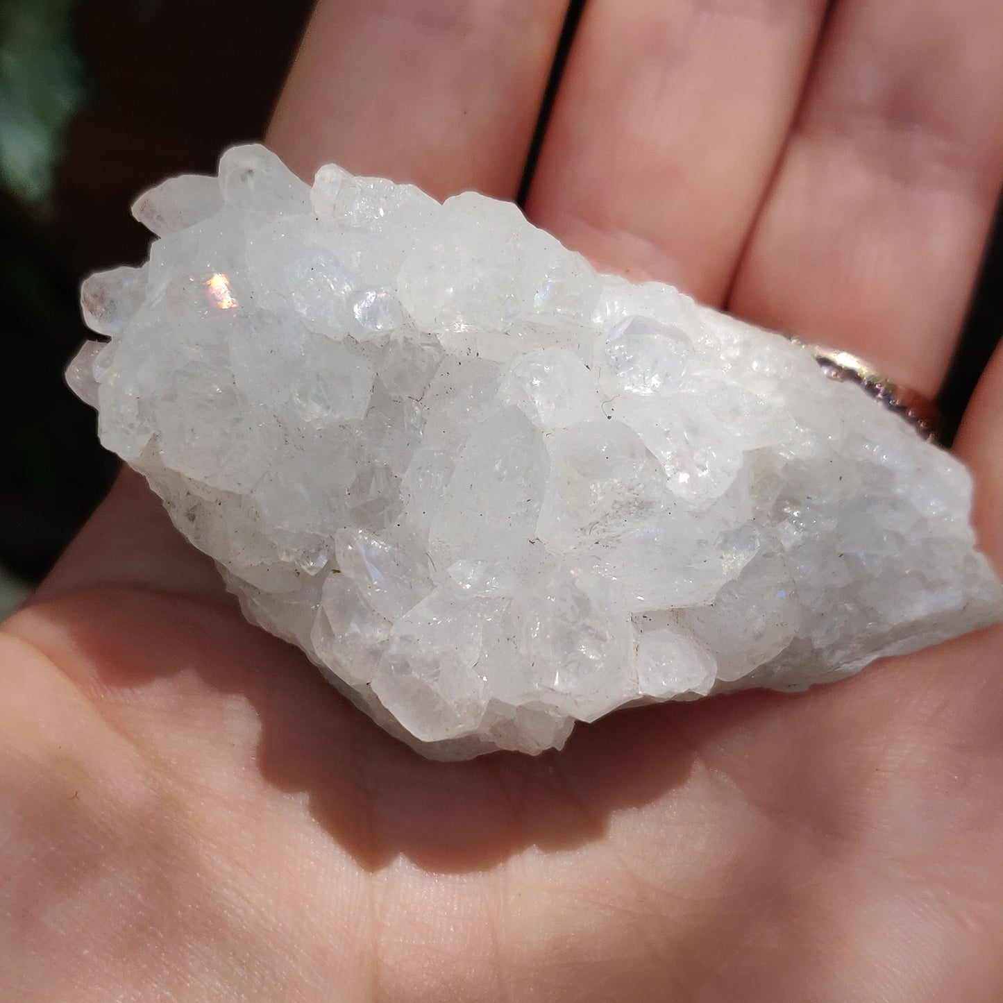 Anandalite Cluster, Natural Aurora Quartz Cluster (#14) - Simply Affinity