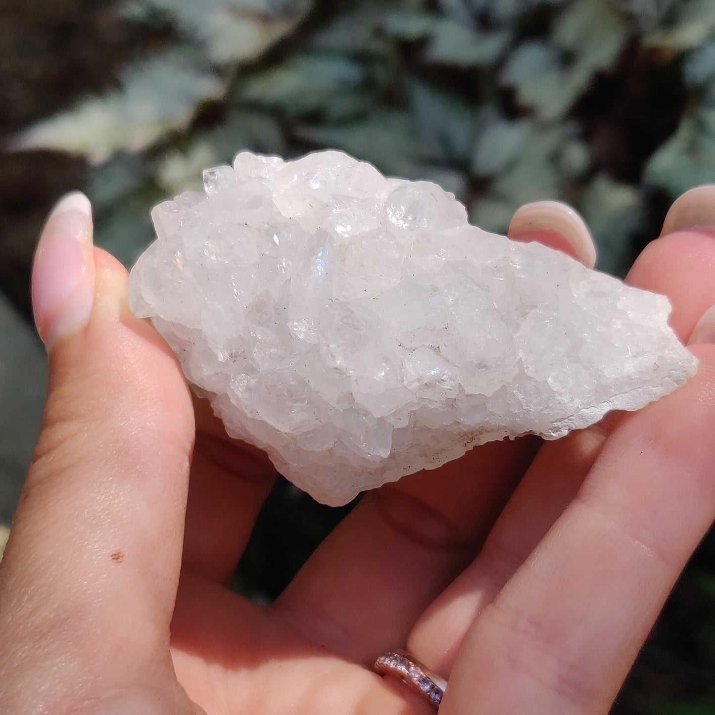 Anandalite Cluster, Natural Aurora Quartz Cluster (#14) - Simply Affinity