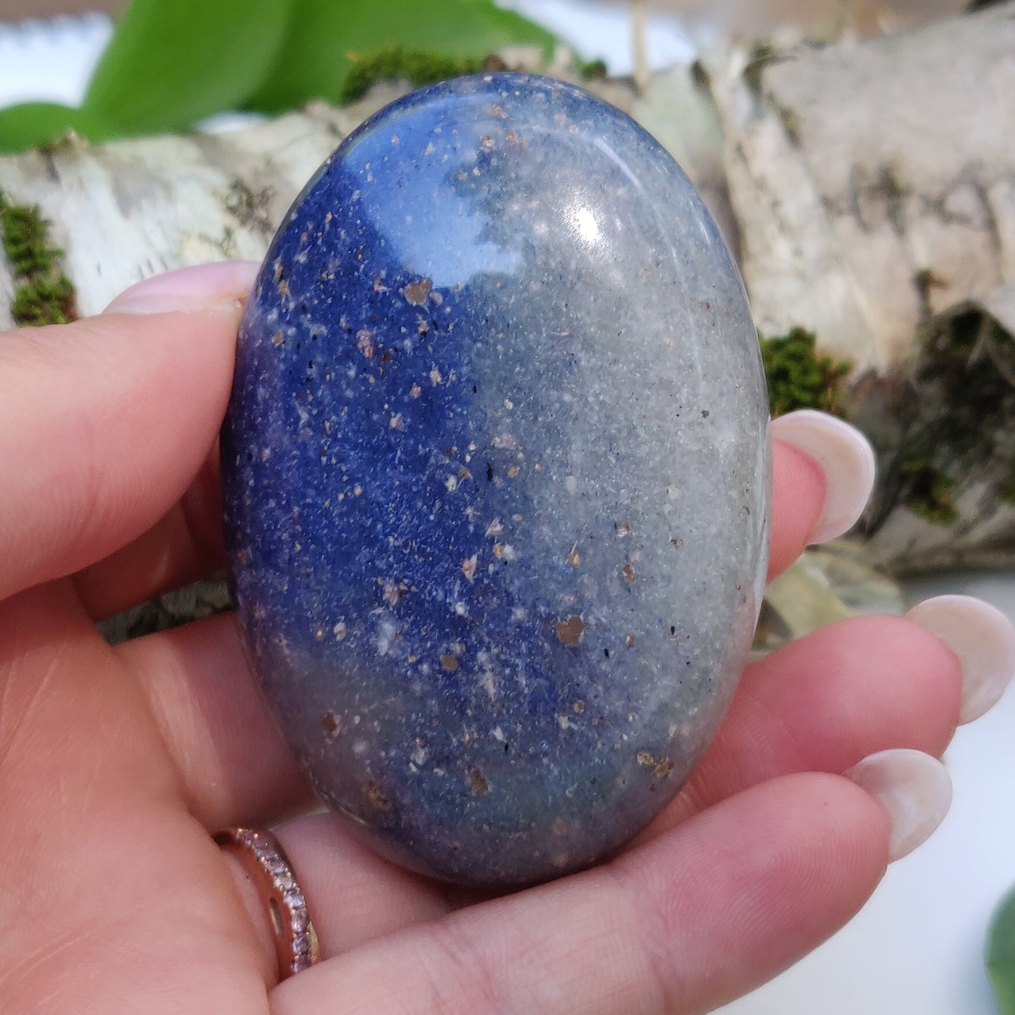 Lazulite Palm Stone (#3) - Simply Affinity