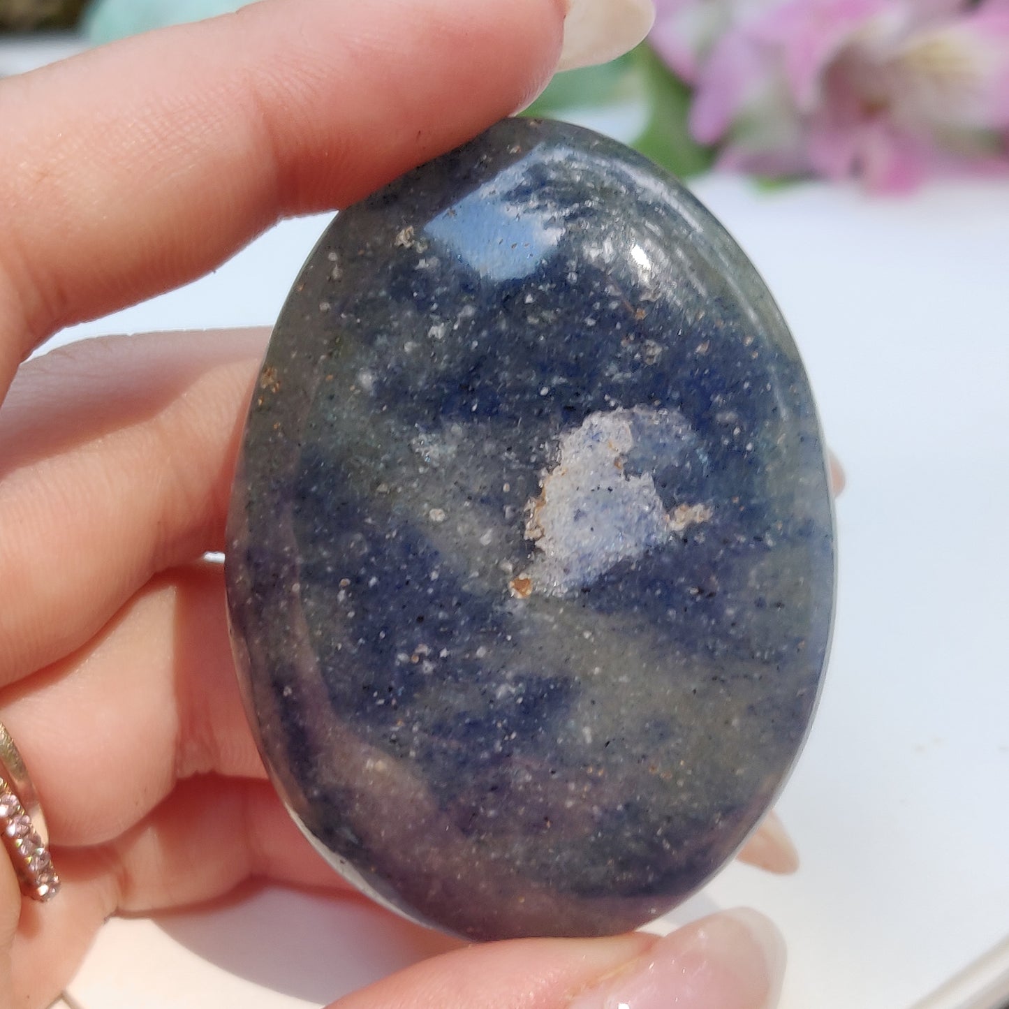 Lazulite Palm Stone (#8) - Simply Affinity