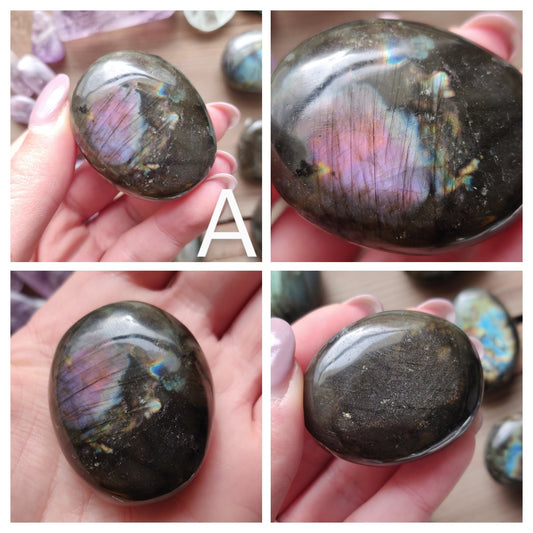 Choose your Labradorite Palm Stone (#A1-L1) - Simply Affinity