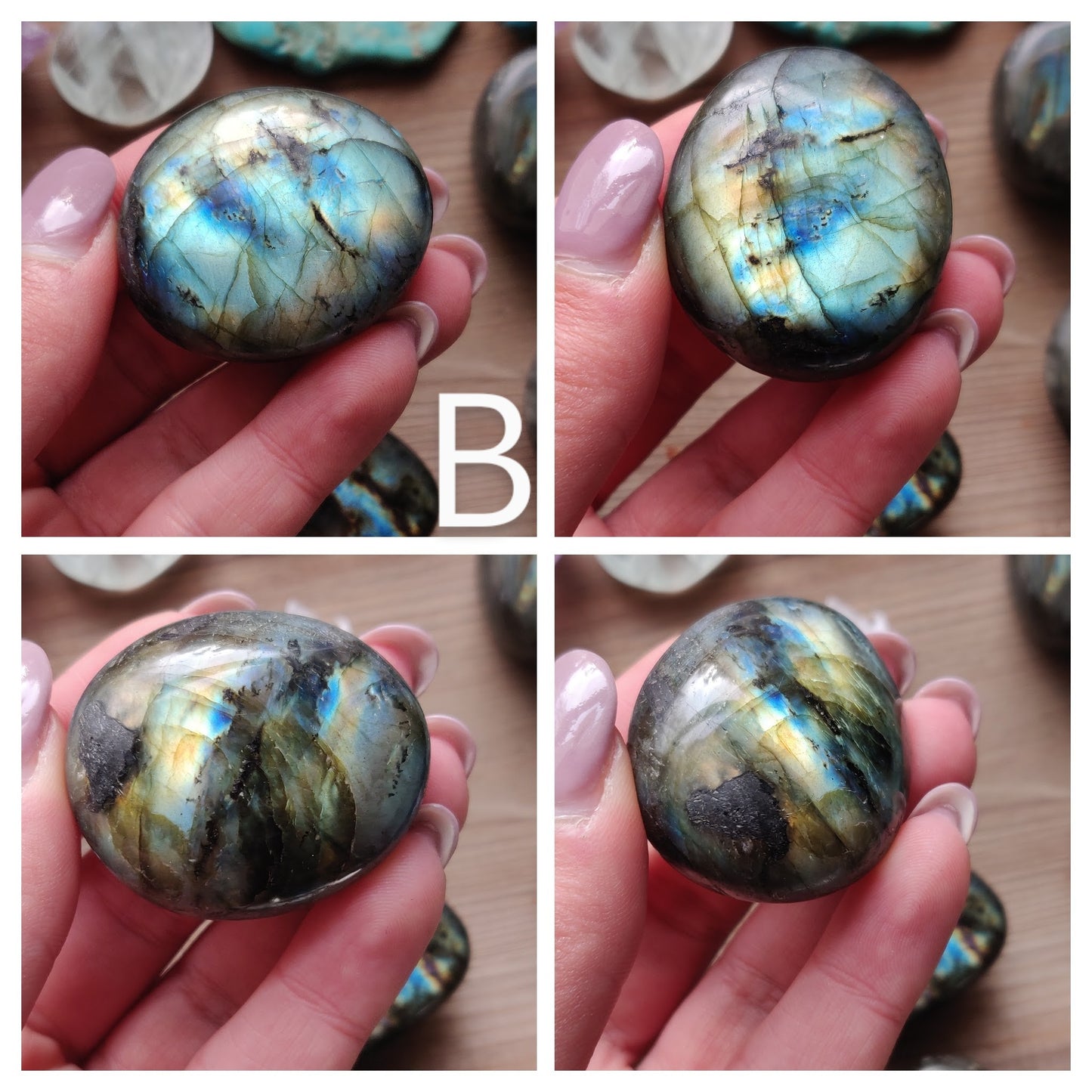 Choose your Labradorite Palm Stone (#A1-L1) - Simply Affinity