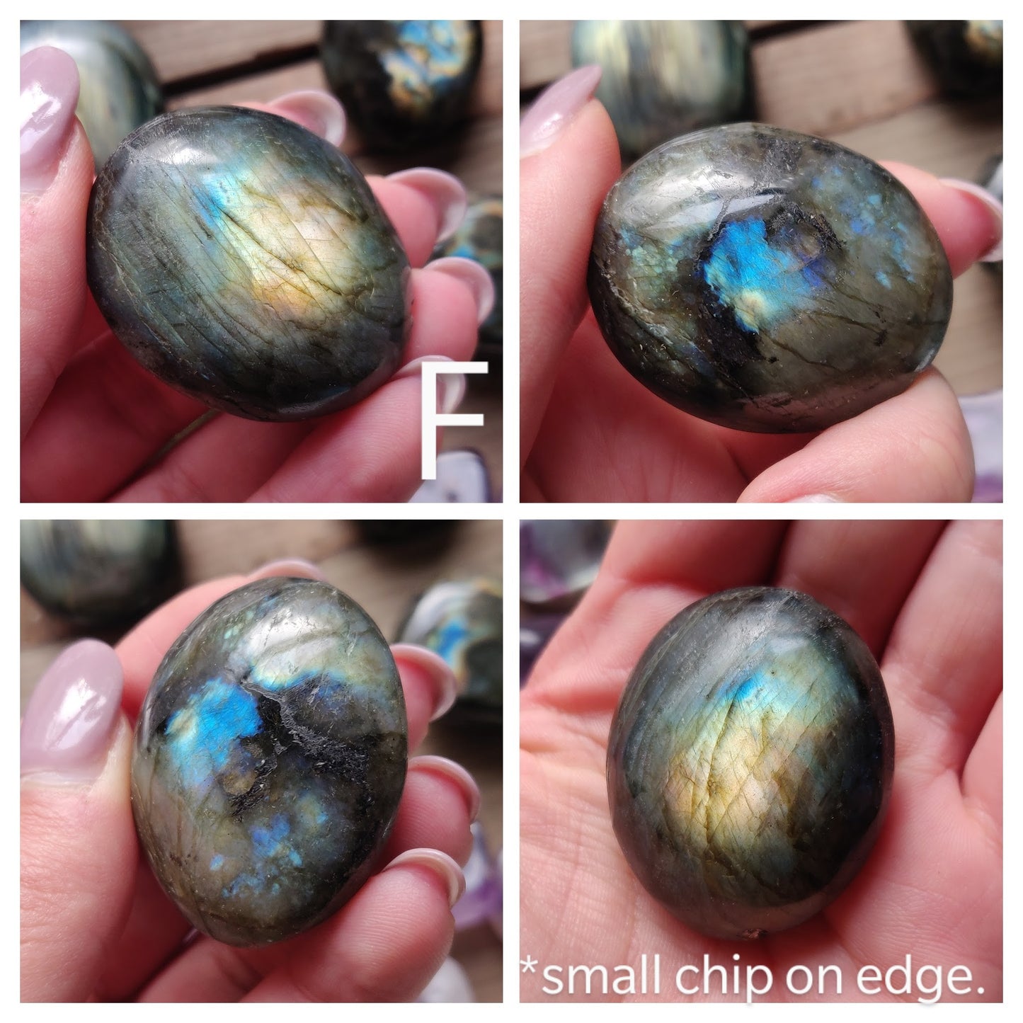 Choose your Labradorite Palm Stone (#A1-L1) - Simply Affinity