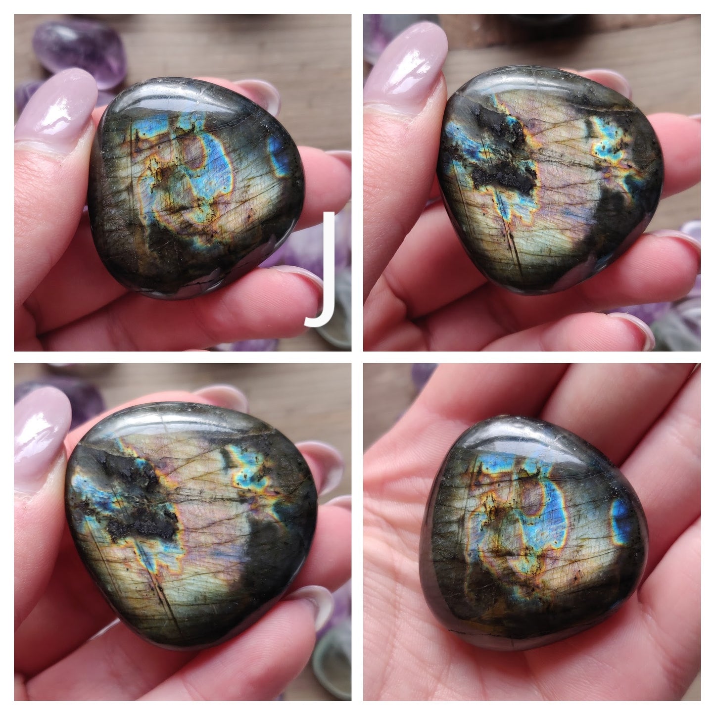 Choose your Labradorite Palm Stone (#A1-L1) - Simply Affinity