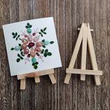 Add a Mini Easel to your 4"x4" Crystal Grid Art Print - Simply Affinity