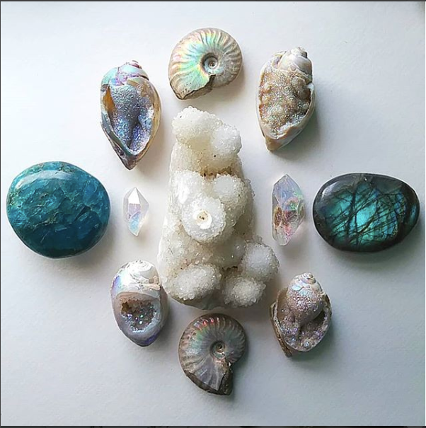 Anandalite Cluster, Natural Aurora Quartz Cluster - Simply Affinity
