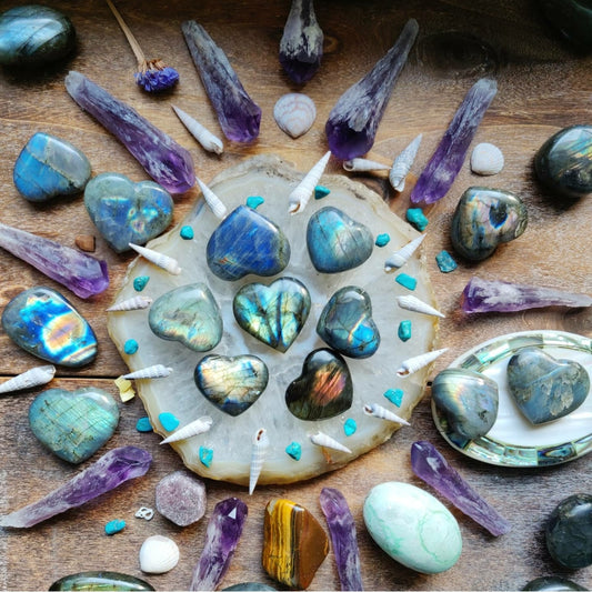 Mini Labradorite Heart - Choose your Favorites - Simply Affinity