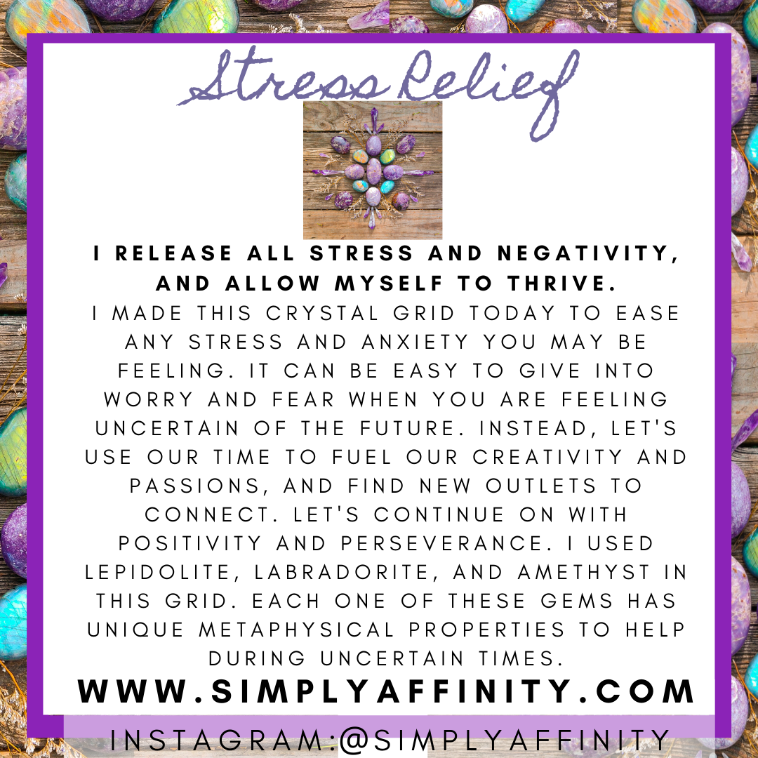 8x8 Crystal Grid Art Prints - Simply Affinity