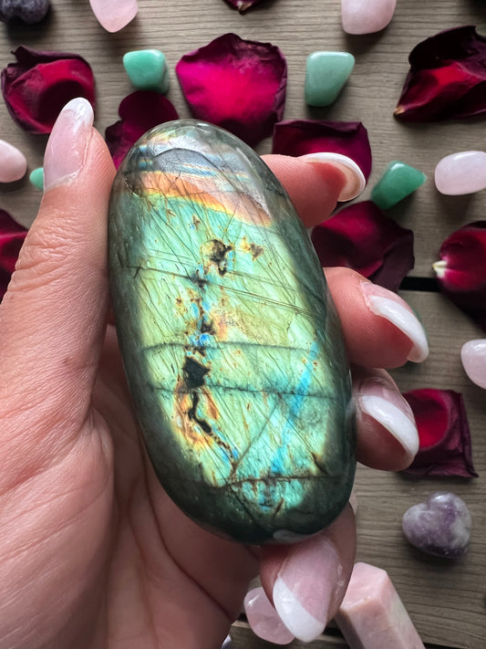 Labradorite Palm Stone (#88E) - Simply Affinity