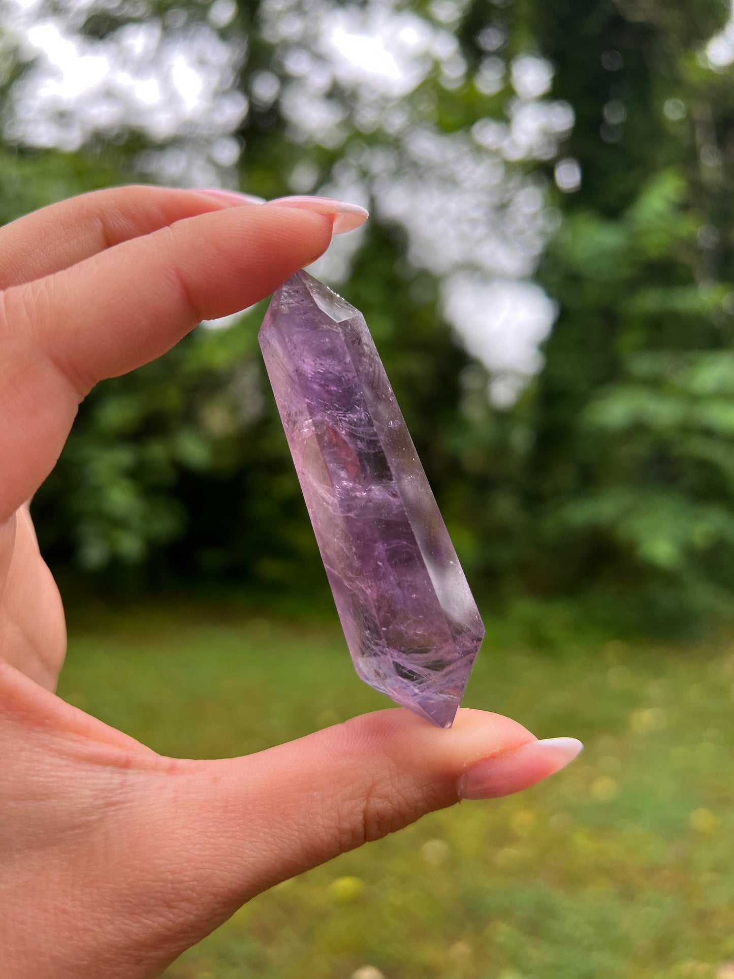 Polished Double Terminated Amethyst Point (#1MTT) - Simply Affinity