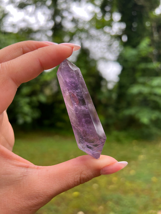 Polished Double Terminated Amethyst Point (#1MTT) - Simply Affinity