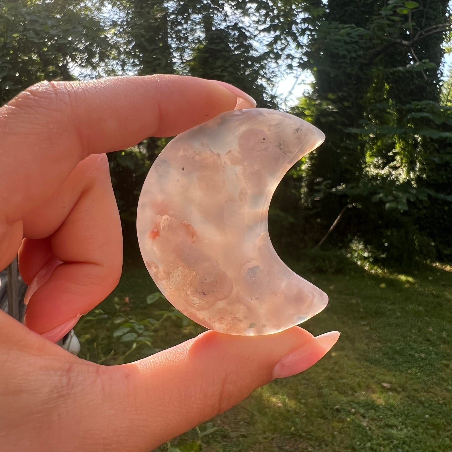 Flower Agate Moon (#12) - Simply Affinity