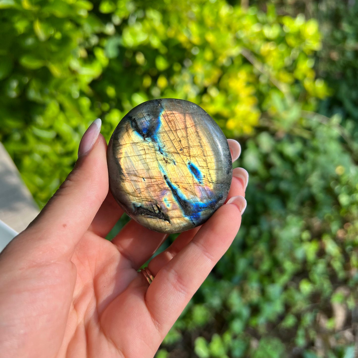 Labradorite Palm Stone (#310) - Simply Affinity