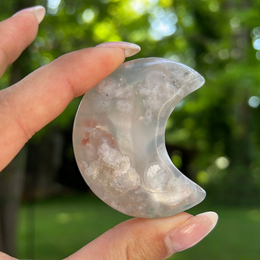 Flower Agate Moon (#12) - Simply Affinity