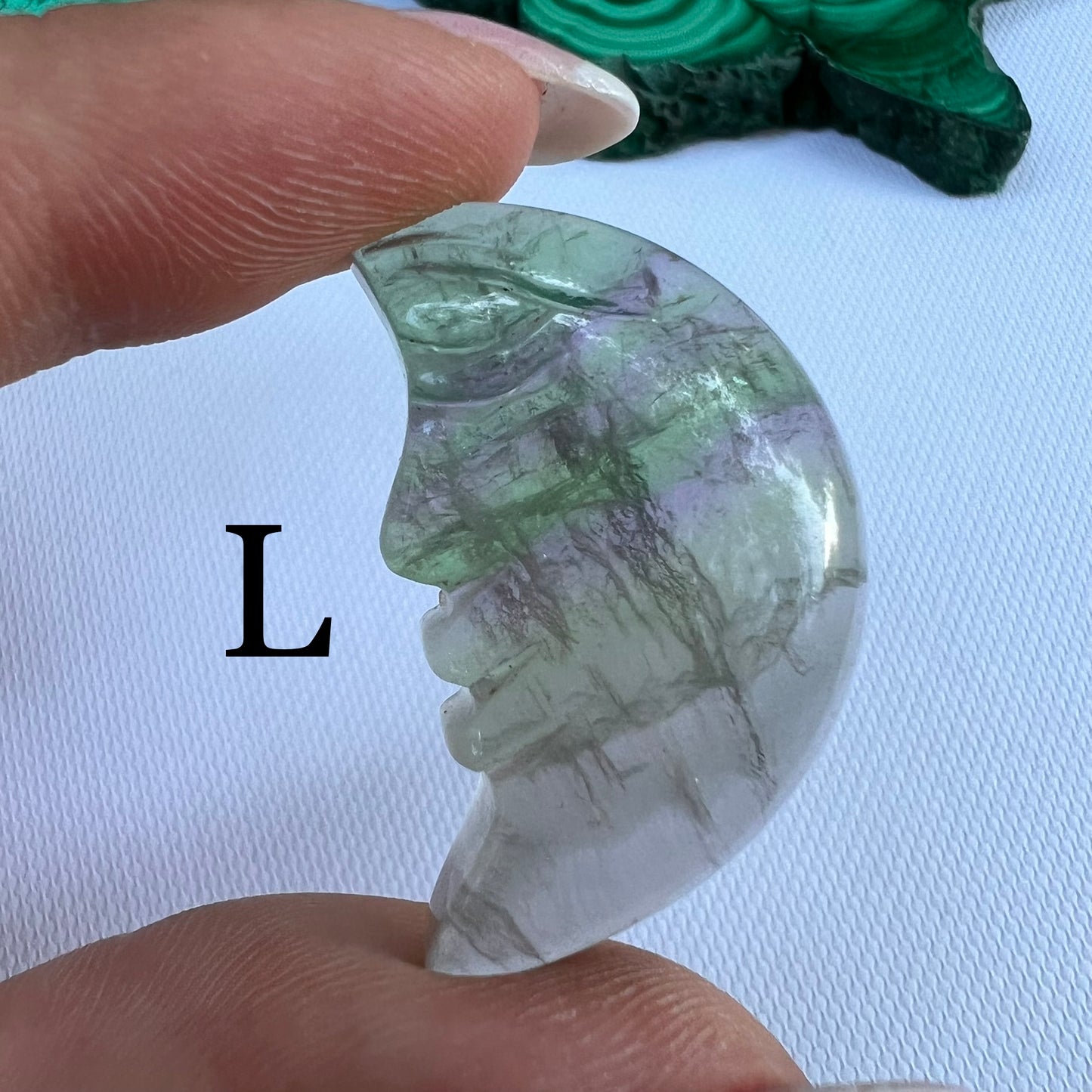Rainbow Fluorite Moons (Choose your Favorites) - Simply Affinity