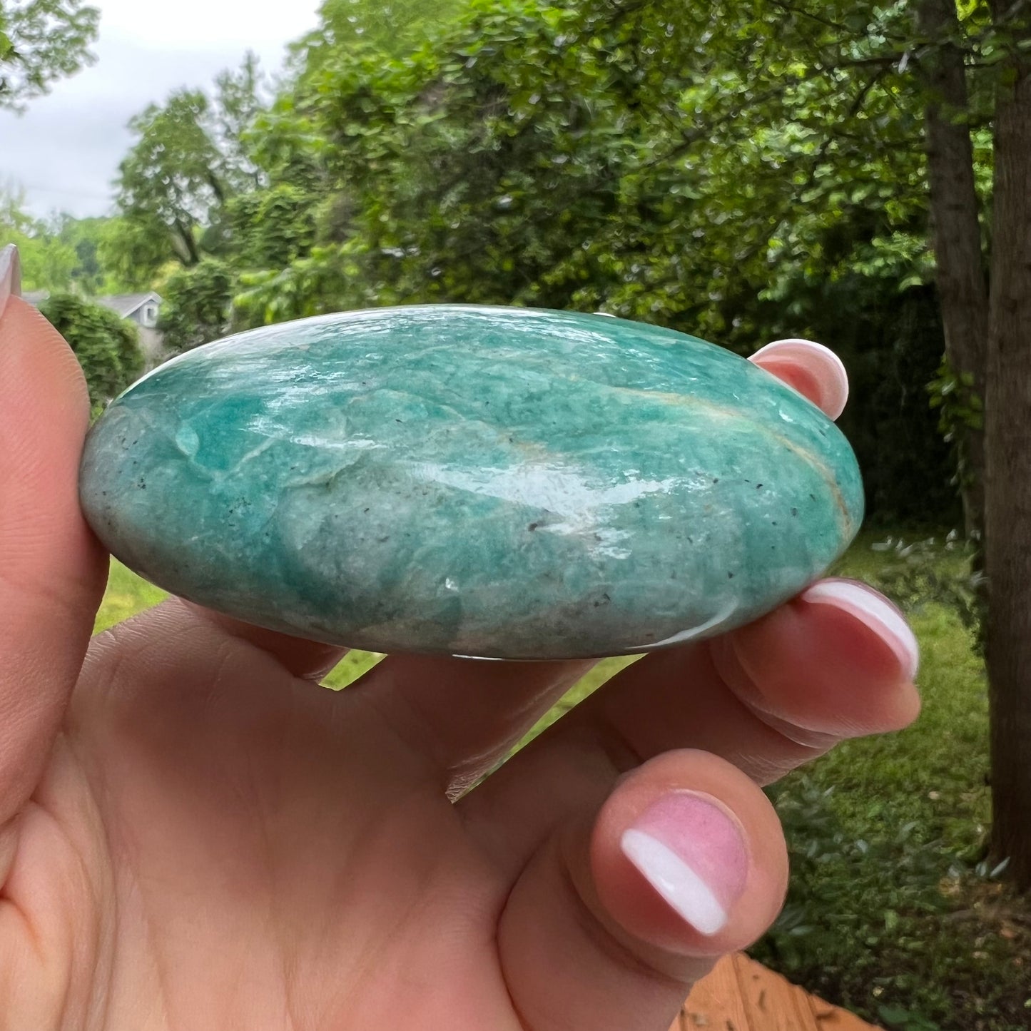 Amazonite Palm Stone (#15) - Simply Affinity