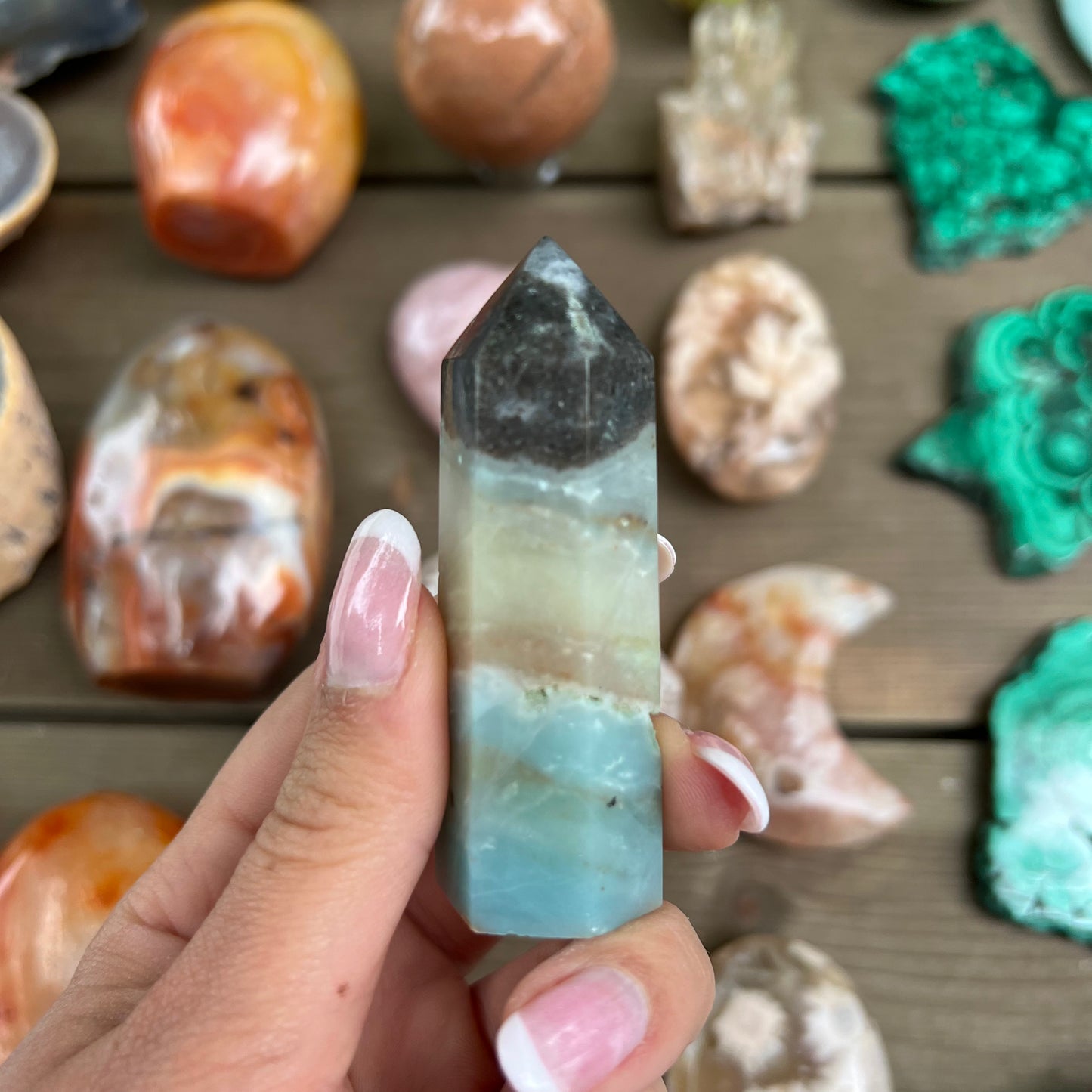 Amazonite Point (#3MTT) - Simply Affinity