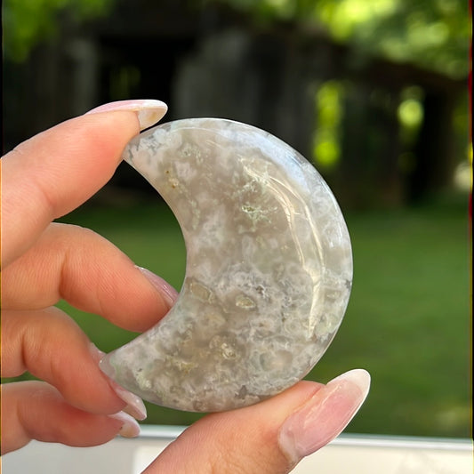 Flower Agate Moon (#9) - Simply Affinity