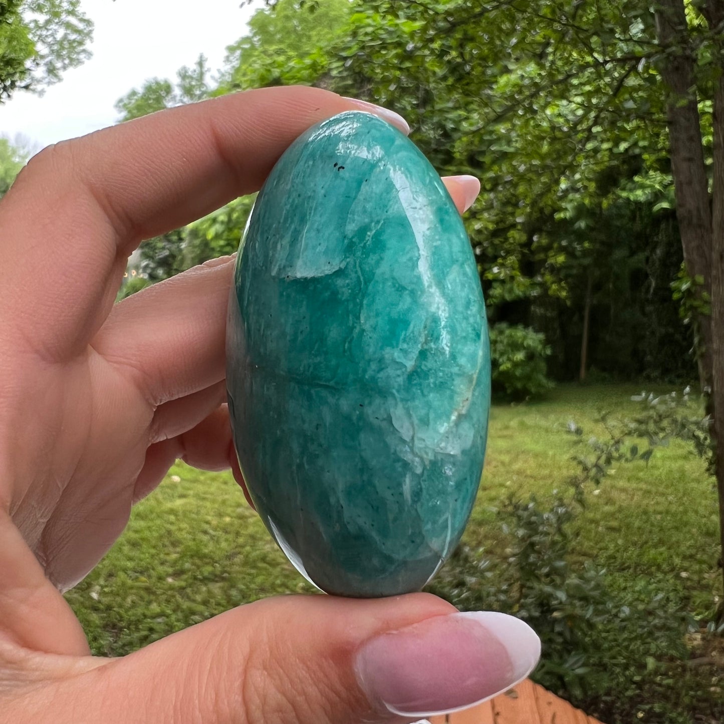 Amazonite Palm Stone (#11) - Simply Affinity