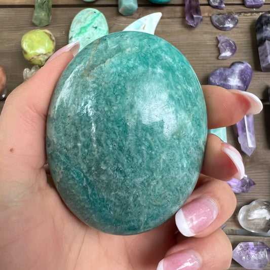Amazonite Palm Stone (#15) - Simply Affinity