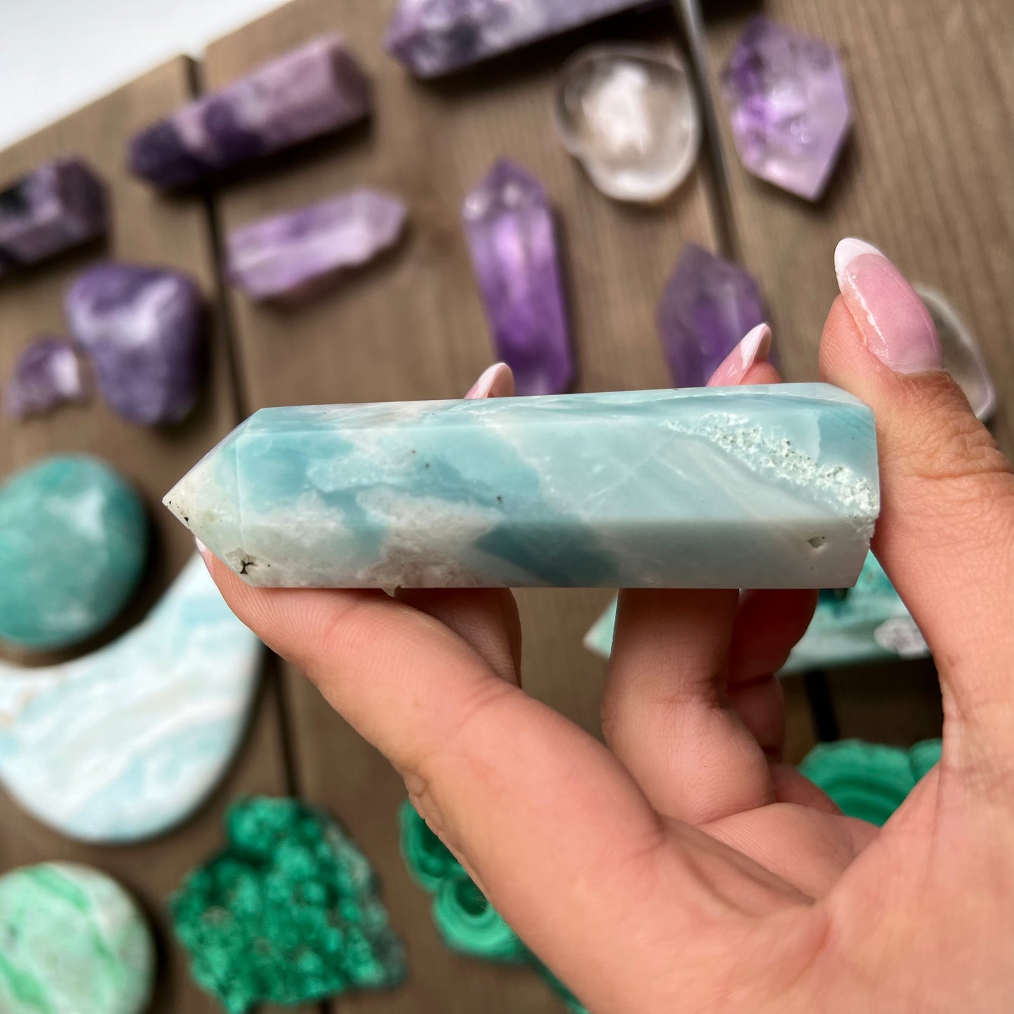 Amazonite Point (#2MTT) - Simply Affinity