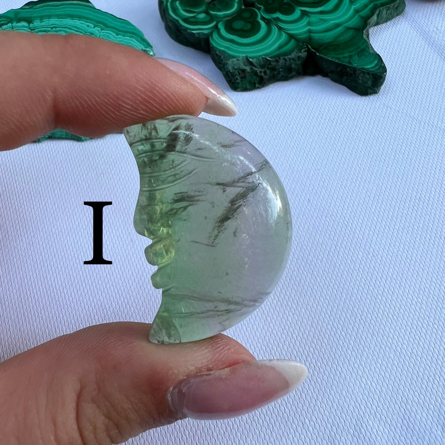 Rainbow Fluorite Moons (Choose your Favorites) - Simply Affinity