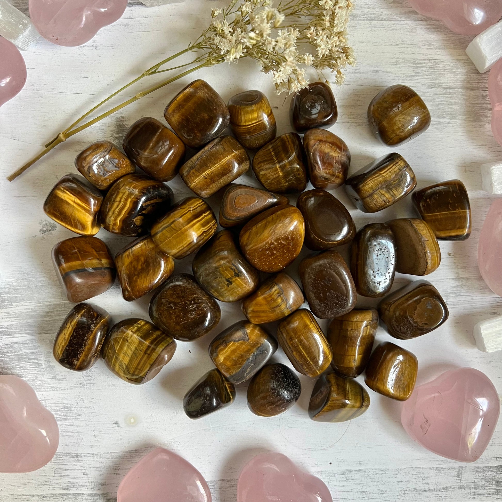 Tiger's Eye Tumble Stone (1 piece intuitively chosen) - Simply Affinity